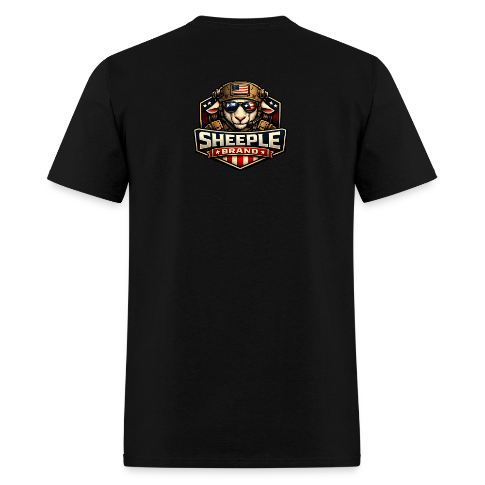 New Sheeple Brand Men's T-Shirt | GILDAN 5000 - black