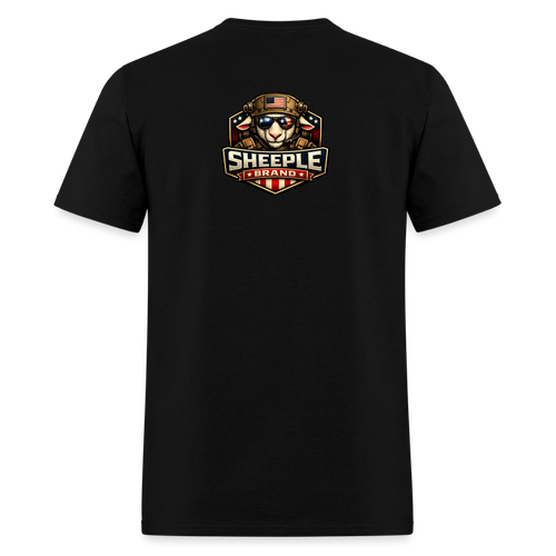 New Sheeple Brand Men's T-Shirt | GILDAN 5000 - black