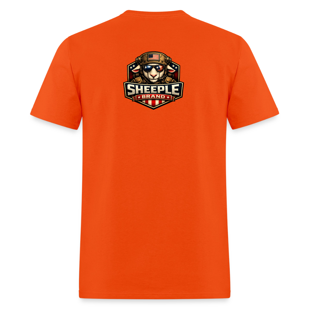 New Sheeple Brand Men's T-Shirt | GILDAN 5000 - orange