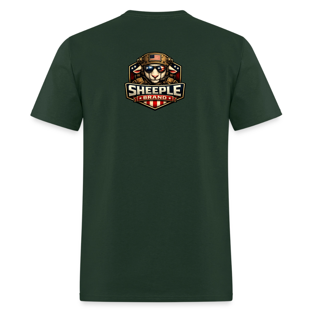 New Sheeple Brand Men's T-Shirt | GILDAN 5000 - forest green