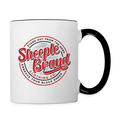 Sheeple Branded Coffee Mug - white/black