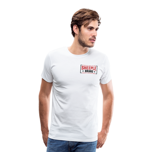 Men's Cotton Sheeple Brand T-Shirt - white