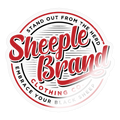 Sheeple Brand Sticker - transparent glossy